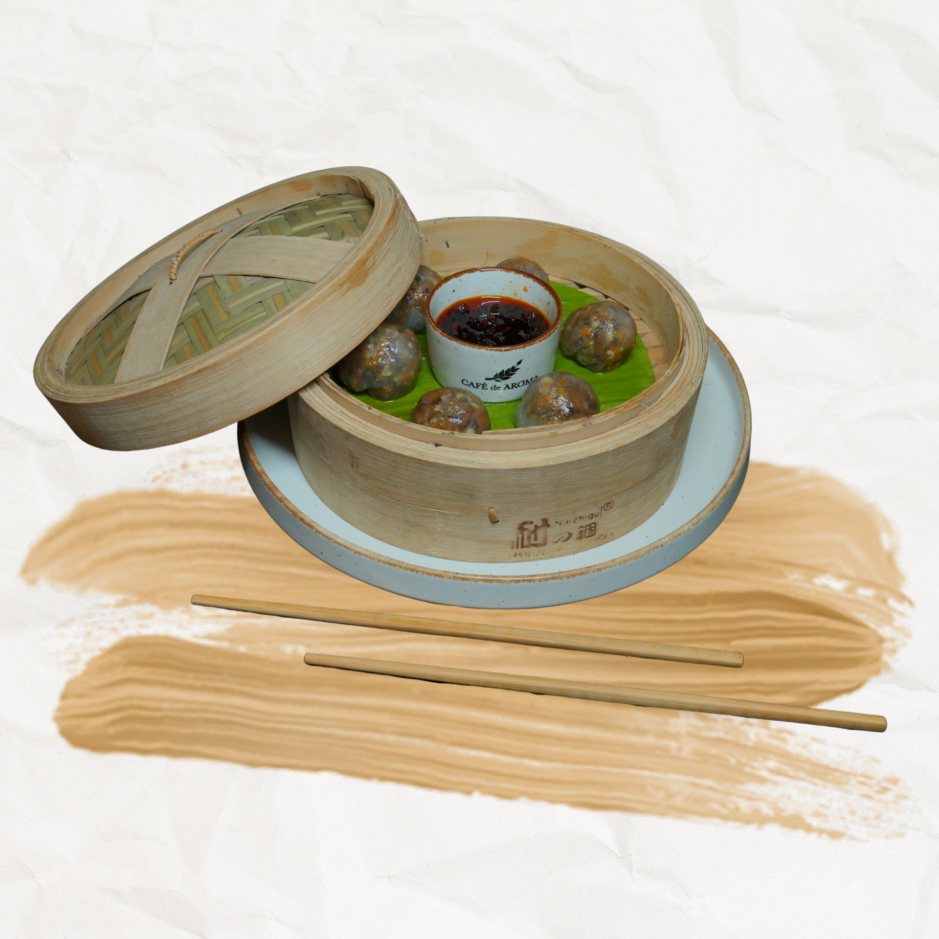 Smoked Crystal Vegetable Dim sum